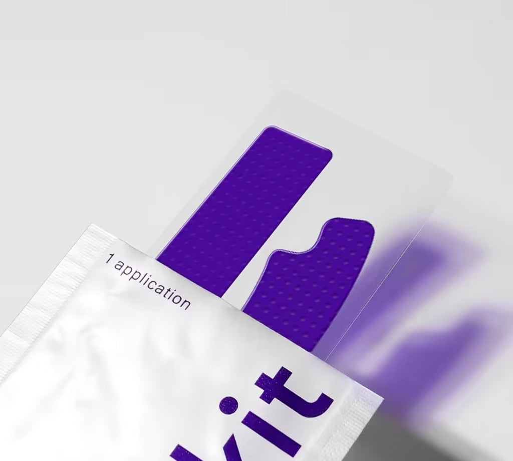 Bandes blanchissantes violettes