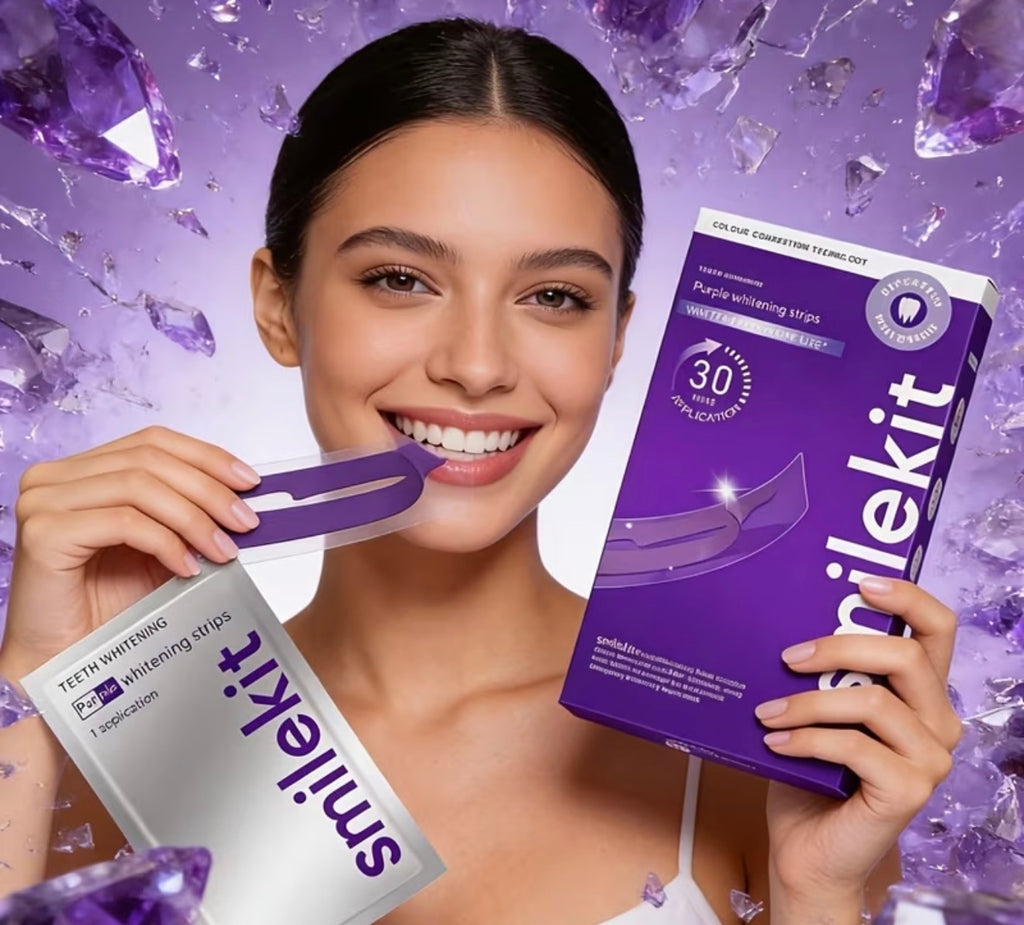 Bandes blanchissantes violettes